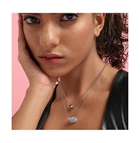Sohi Women's Bling Bean Multi-Strand Necklace