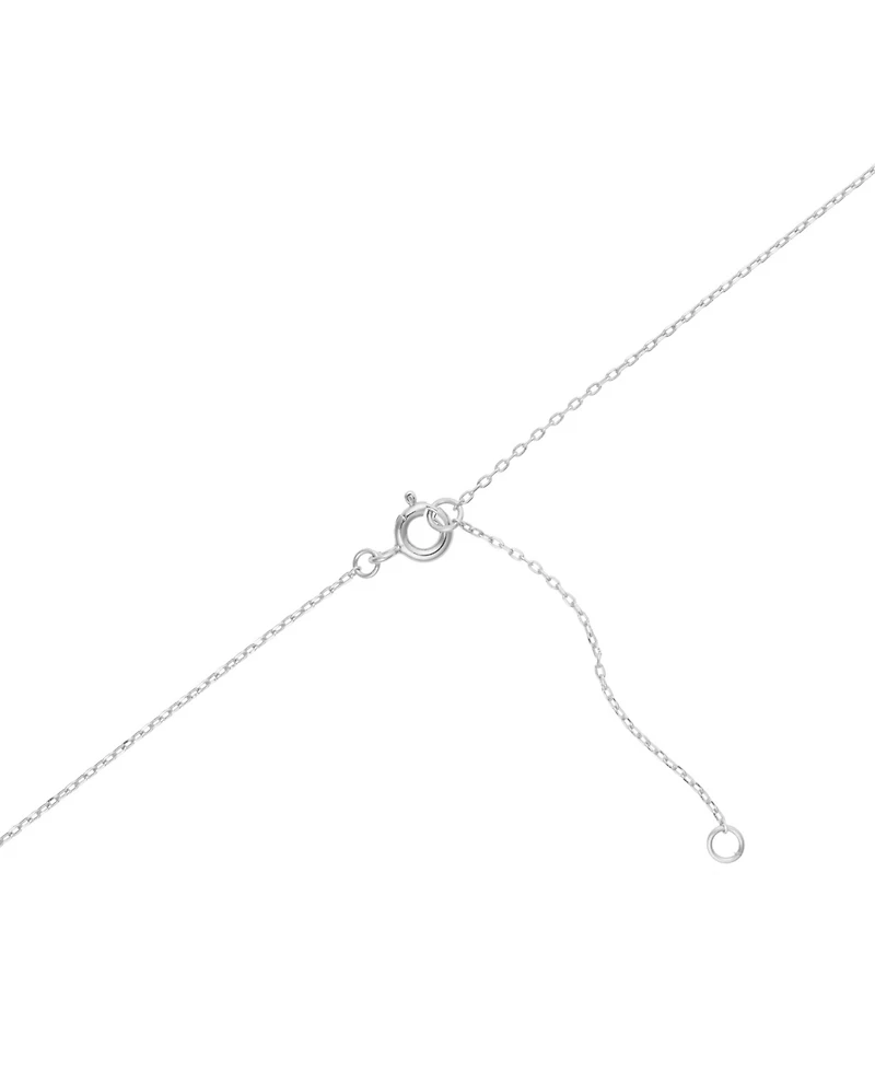 2-Pc. Set Cubic Zirconia Interlocking Rings Pendant Necklace & Solitaire Stud Earrings in Sterling Silver (Also available in 14k Gold over Sterling Si