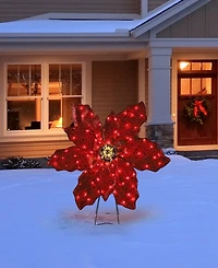 Mr. Christmas 35" Outdoor Twinkling Led Poinsettia