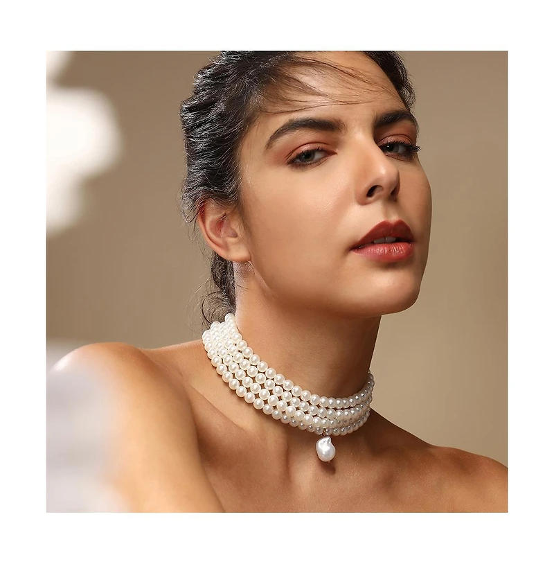 Sohi Women's The Small Jackie Statement Necklace