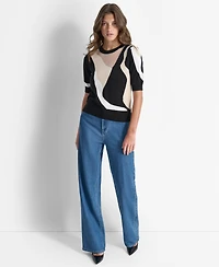 Dkny Women's Colorblocked Sweater