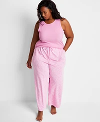 State of Day Women's Printed Knit Pajama Pants Xs-3X, Exclusively at Macy's