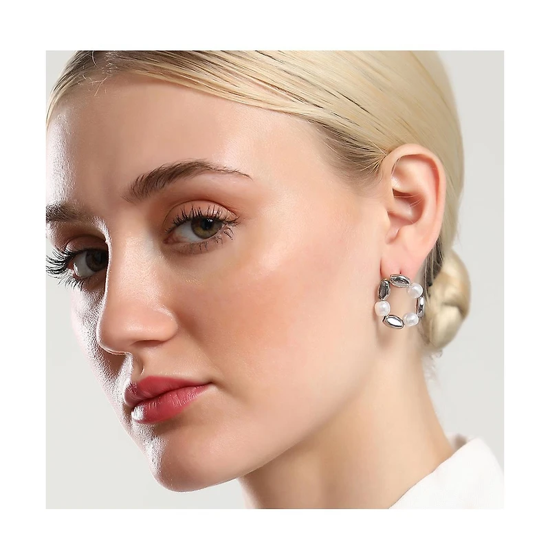 Sohi Women's The Loop Stud Earrings