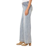 Democracy Petite Ab Solution High-Rise Wide-Leg Jeans