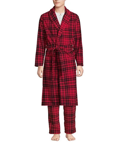 Lands' End Men's Fleece Robe