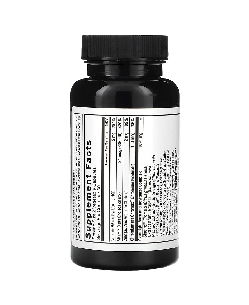 Force Factor LeanFire Pm Weight Loss Pills for Women & Men, Fat Burner & Overnight Weight