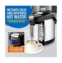 NutriChef 3L Digital Hot Water Dispenser with Adjustable Temperature and 360 Rotating Base - NCHUD43