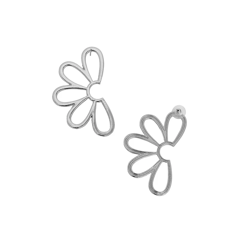 Sohi Women's The Semi-Flora Drop Earrings