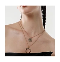 Sohi Women's The Cosmo Multi-Layer Necklace