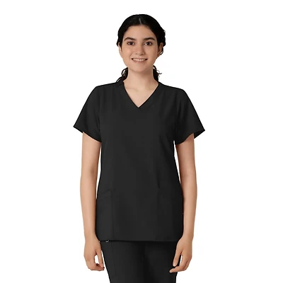 Wink Women's W123 Basic V-Neck Scrub Top