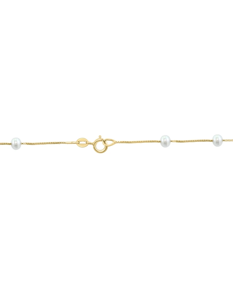 Effy Cultured Freshwater Pearl (5 - 9-1/2mm) 18" Lariat Necklace in 14k Gold