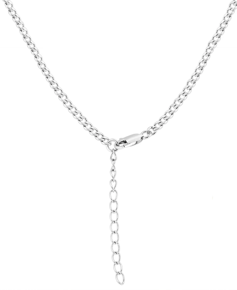 Effy Cultured Freshwater Pearl (6mm) & Cable Chain Collar Necklace in Sterling Silver, 18" + 1" extender