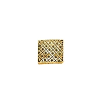 Sohi Women's The Damascene Statement Ring