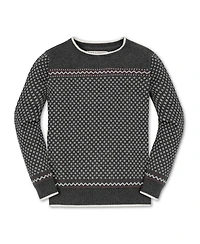 Hope & Henry Baby Boys Long Sleeve Intarsia Crew Neck Pullover Sweater