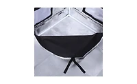 Slickblue Dismountable Hydroponic Grow Tent for Home Use with Window - Black Indoor Plant Tent