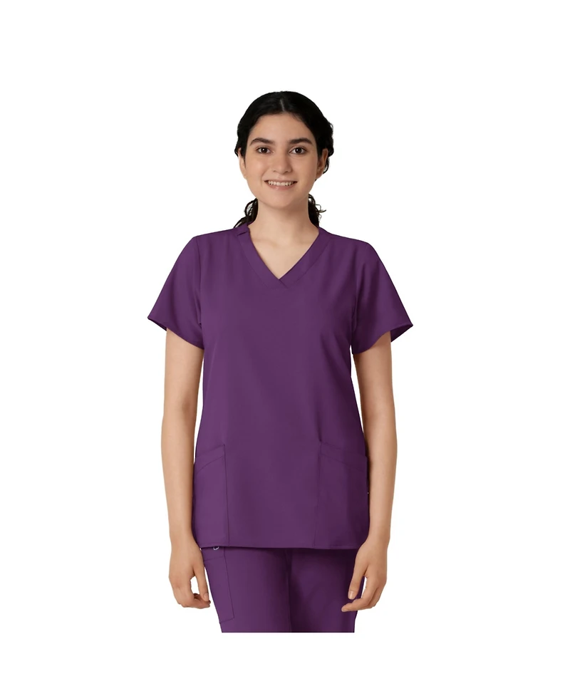 Wink Women's W123 Basic V-Neck Scrub Top