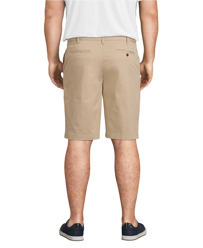 Lands' End Big & Tall Knockabout 11" Comfort Waist Chino Short