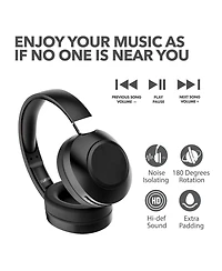 Rca Wave-54 Bluetooth Headphones, 40H Playtime, Hi-Res Audio