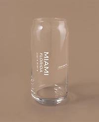 Narbo The Can Miami Map Everyday Glassware, Set of 2