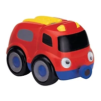 Small World Toys Emergency & Construction Truck Tailgate Trios - Set of 6
