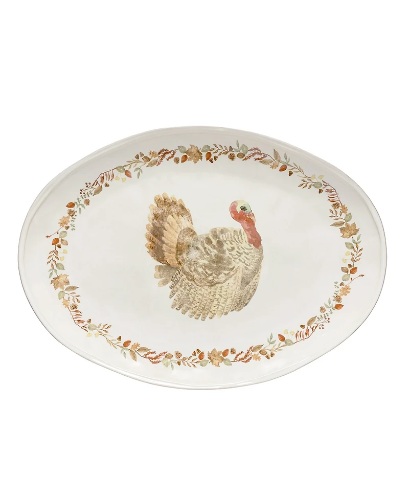 Casafina by Costa Nova Plymouth Turkey Platter, 22"