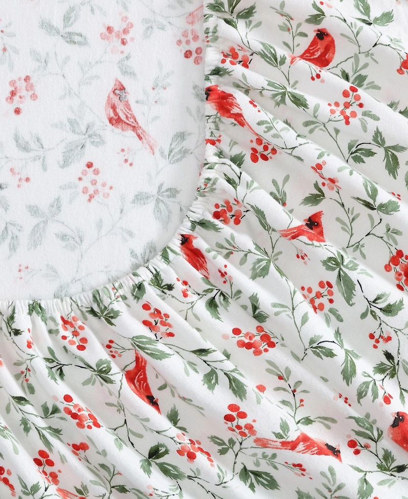 Laura Ashley Flannel 3 -Pc. Sheet Set, Twin