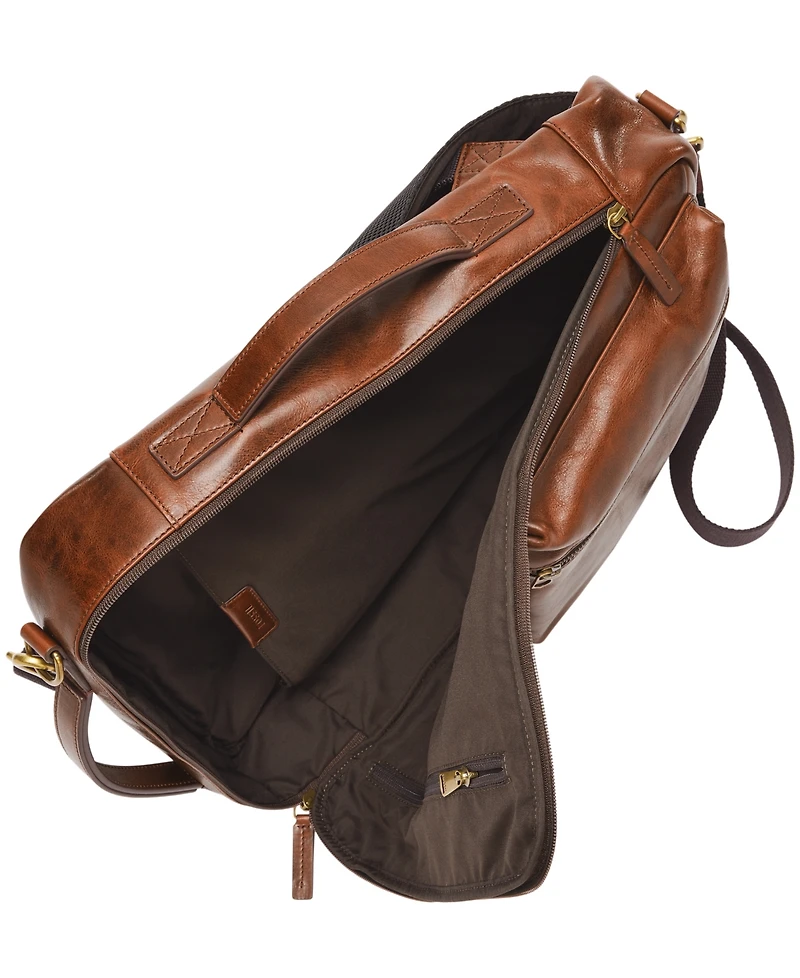 Fossil Men's Buckner Leather Convertible Backpack