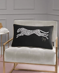 Juicy Couture Velvet Cheetah Decorative Pillow, 14" x 24