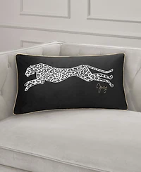 Juicy Couture Velvet Cheetah Decorative Pillow, 14" x 24