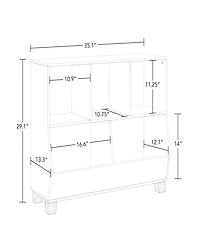 Kids Catch All Multi Cubby Toy Organizer