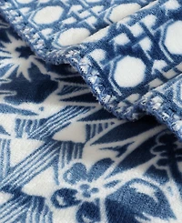 Closeout! Tommy Bahama Home Lanikai Fronds Flannel Blanket