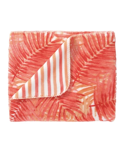 Closeout! Tommy Bahama Home Flannel Throw, 70" x 50"