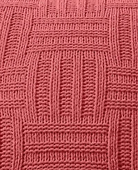 Tommy Bahama Home Chain Basket Knit Decorative Pillow, 20" x 20"