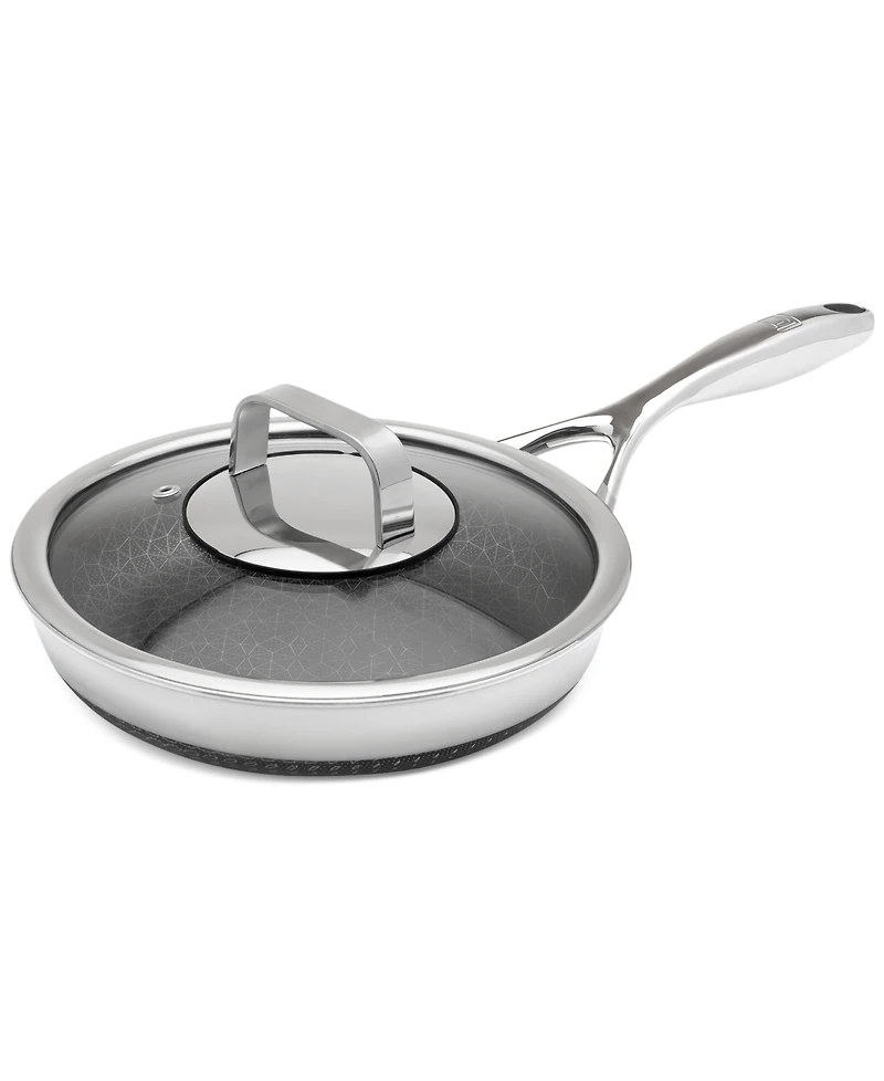 Livwell DiamondClad 7-Pc. Hybrid Nonstick Stainless Steel Frypan and Wok Set