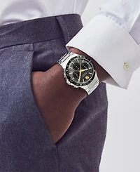 Movado Men's Alta S.e. Swiss Automatic-Chronograph Stainless Steel Watch, 43mm
