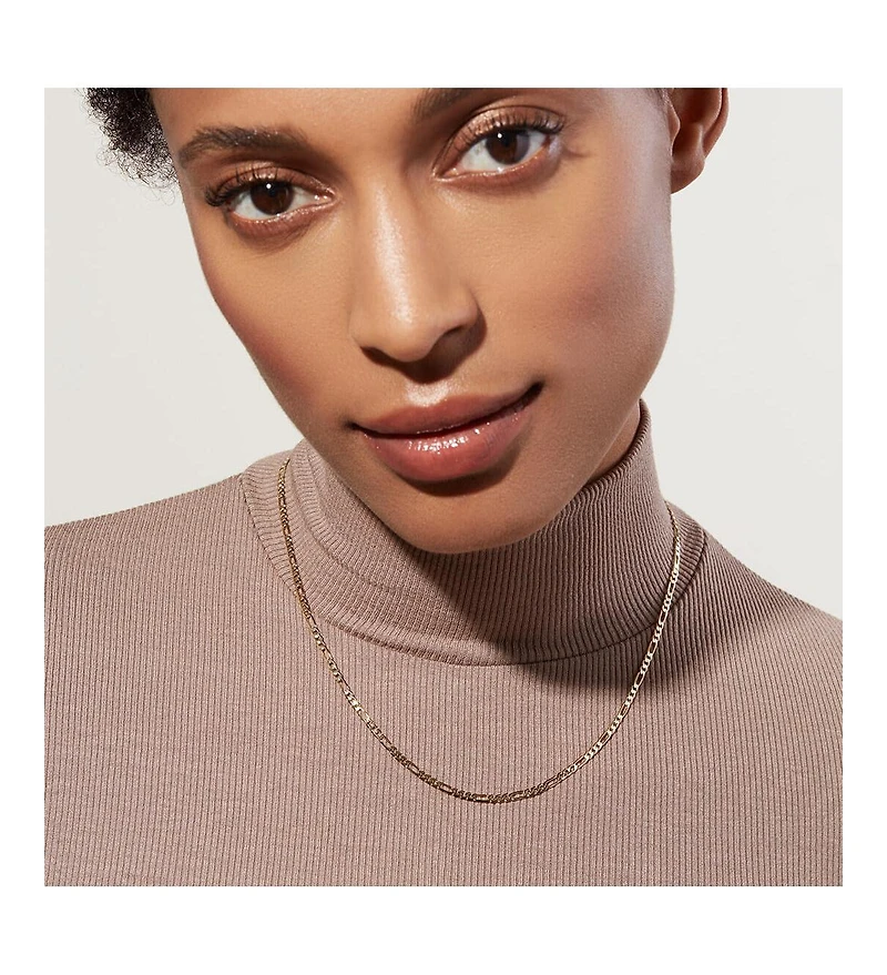 Ana Luisa Figaro Chain Necklace - Leo Regular Short