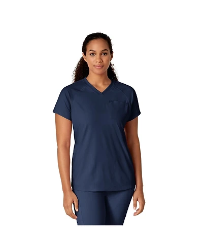 Wink Plus Size Renew Yoga V-Neck Scrub Top