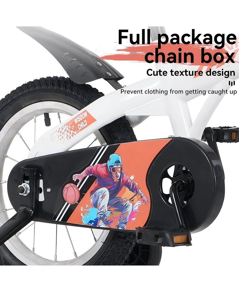 Streamdale 18" Kids Bike w/ Training Wheels and Stand
