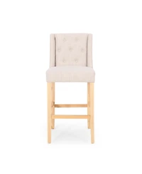 27" Wingback Bar Chairs Set of 2,Counter Stools for Kitchen Island or Home Bar-The Pop