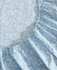 Laura Ashley 200-Thread Count Cotton Percale 4 -Pc. Sheet Set, King