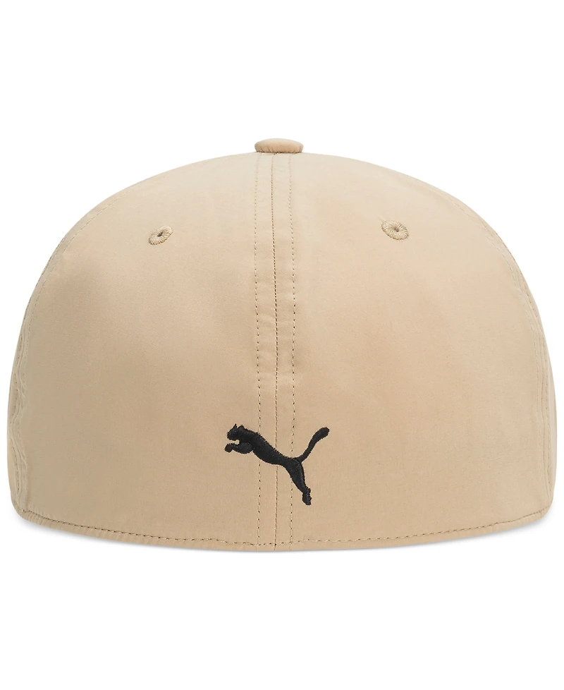 Puma Men's Alloy Solid Color Cat Logo Stretch Fit Cap