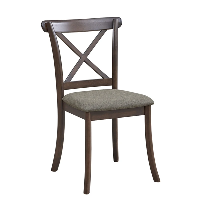 Streamdale Upholstered X-Back Dining Chairs (Set of 2)