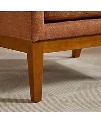 Streamdale Modern Accent Chair with Wood Legs