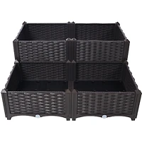 Streamdale Self-Watering Raised Garden Bed (4 Piece)