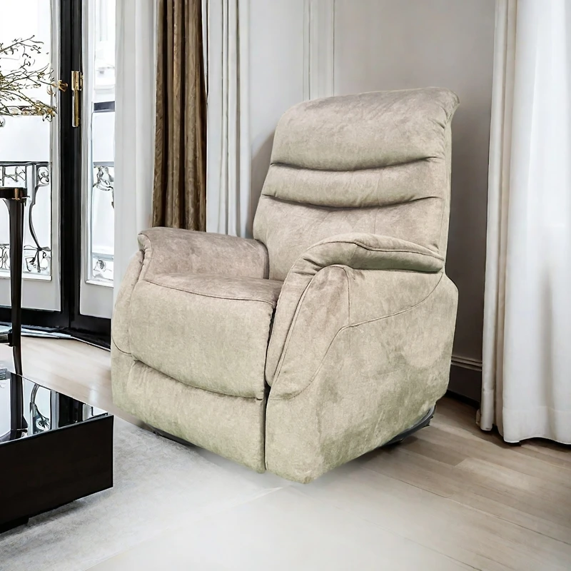 Streamdale Modern Swivel Recliner Sofa with Lumbar Support