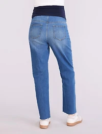 Motherhood Maternity Secret Fit Over the Bump Straight Leg Denim Jeans
