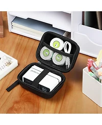 Polono Genuine Label Printer Case Compatible with P31S and L1-a Label Maker, Hard Carry Label Printer Case for Labeler Makers (Case Only)