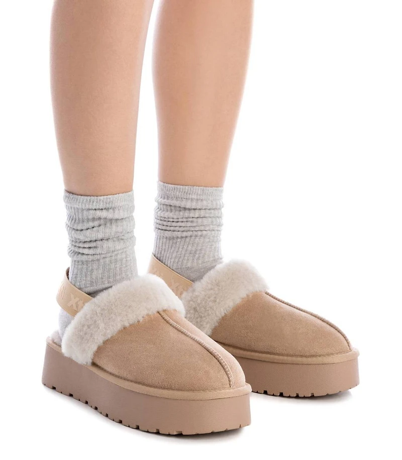 Women's Winter Suede Clogs By Xti