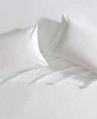 Laura Ashley 200-Thread Count Cotton Percale 4 -Pc. Sheet Set, Full