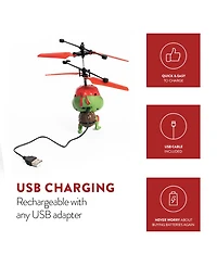 World Tech Toys Tmnt Raphael Flying Ufo Helicopter